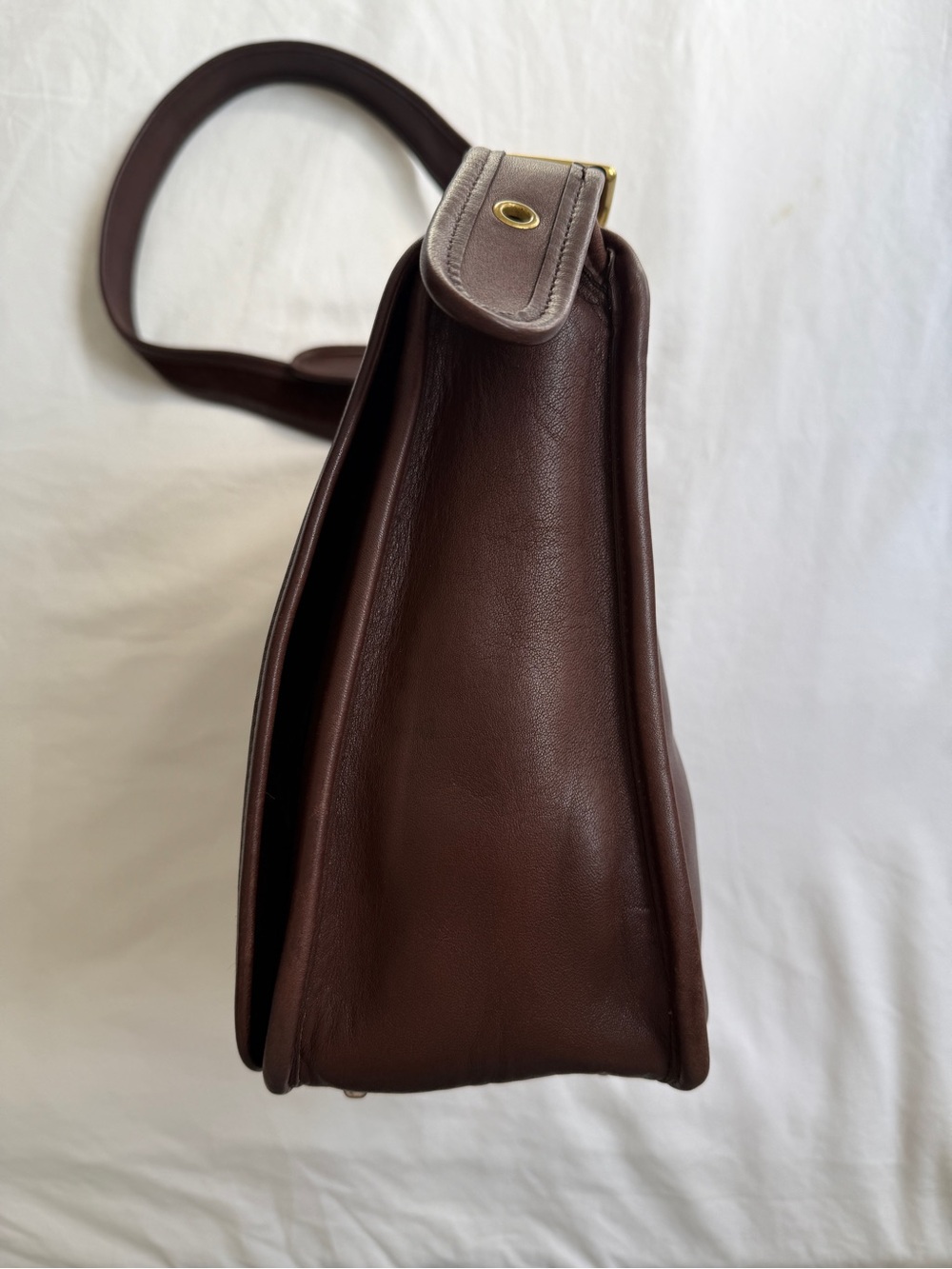Coach Vintage Stewardess Bag Brown Leather Style 9525 Made in Original NYC USA - Picture 7 of 15